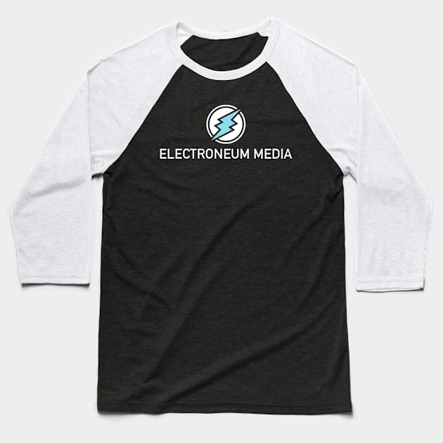 Electroneum (ETN) Crypto Baseball T-Shirt by cryptogeek